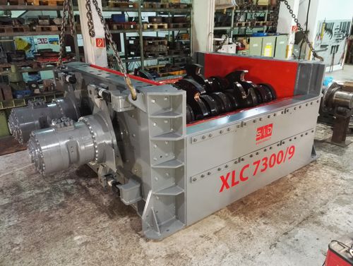 Trituratore primario -  XLC 7300 - SID Société Industrielle de la Doux SA - a 2 alberi / per rifiuti solidi sfusi
