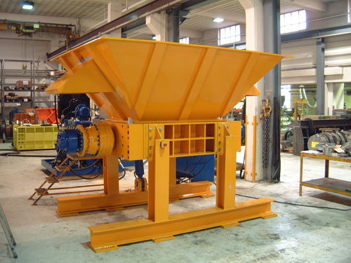 Trituratore a 2 alberi - S 100 - SID Société Industrielle de la Doux SA - per legno / di pneumatici / per rifiuti solidi sfusi