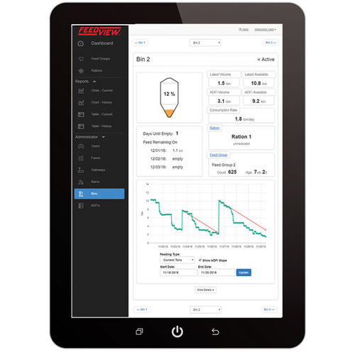 Software di gestione - FeedView - BinMaster - di gestione degli stock / cloud