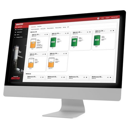 Software di supervisione - CementView - BinMaster - di stoccaggio / di programmazione dei compiti / di gestione degli stock