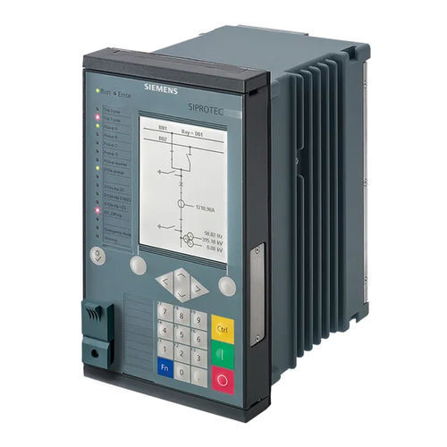 Relè di protezione differenziale - SIPROTEC 7SD82 - SIEMENS Energy automation and smart grid - di tensione / per linea elettrica aerea / per montaggio su pannello
