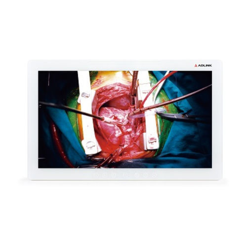 Monitor a tecnologia capacitiva proiettata - ASM32U - ADLINK TECHNOLOGY - con touch screen multitouch / per il settore medico / 31.5"
