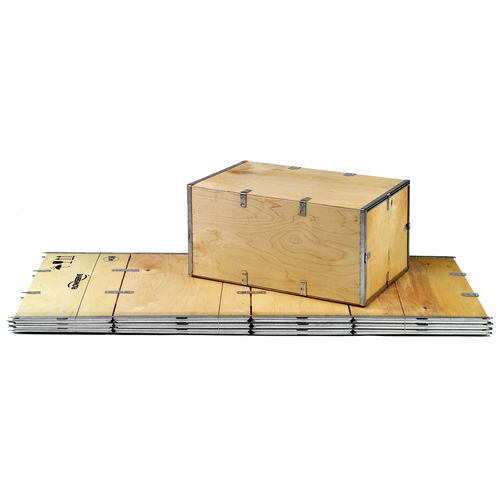 Cassetta monouso - EXBOX - NO-NAIL BOXES - in compensato / di stoccaggio / da trasporto