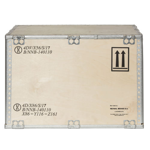 Cassetta da trasporto - ISIBOX 66 DG Series - NO-NAIL BOXES - in compensato / di stoccaggio / per uso industriale