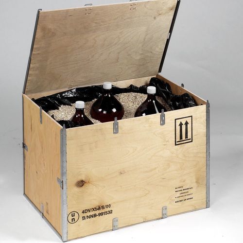 Cassetta da trasporto - EXBOX DG Series - NO-NAIL BOXES - in compensato / di stoccaggio / per uso industriale