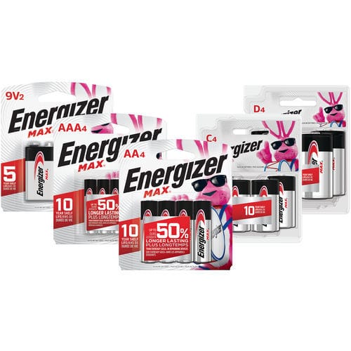 Batteria alcalina - MAX ® - Energizer Holdings Inc. - tipo AA / tipo D / tipo AAA