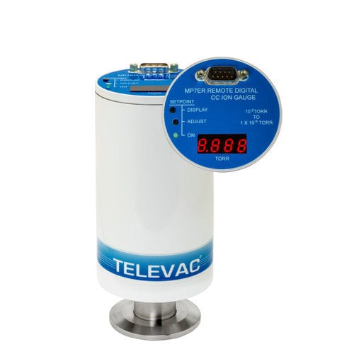 Misuratore di vuoto a catodi freddi - Televac® MP7FR - The Fredericks Company - attivo / digitale / analogico