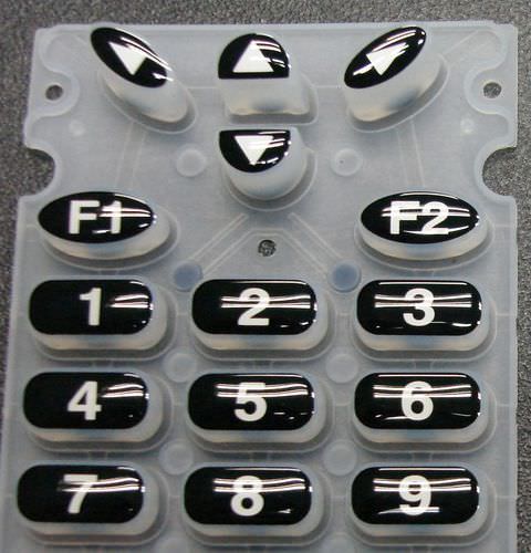 Tastiera numerica 15 tasti - General Silicones Co., Ltd. - in silicone / per controllo accessi