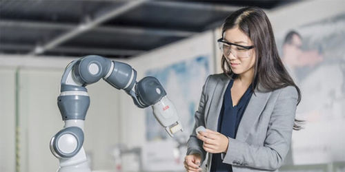 Cobot - YuMi® - IRB 14050 - ABB Robotics - 7 assi / per operazioni di assemblaggio / compatto