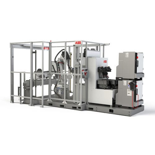 Cella robotizzata per movimentazione - Plastics Assembly Clipping Cell - ABB Robotics - di alimentazione / di misura / di dosaggio
