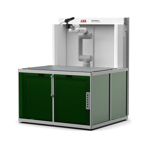 Cella robotizzata di saldatura - OmniVance&trade;- Lite - ABB Robotics - di saldatura ad arco / di alimentazione / collaborativo