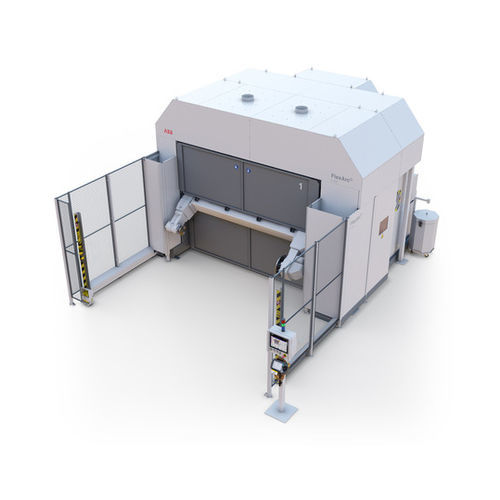 Cella robotizzata di saldatura - FlexArc K - ABB Robotics - di saldatura ad arco / di alimentazione / per l'industria automobilistica