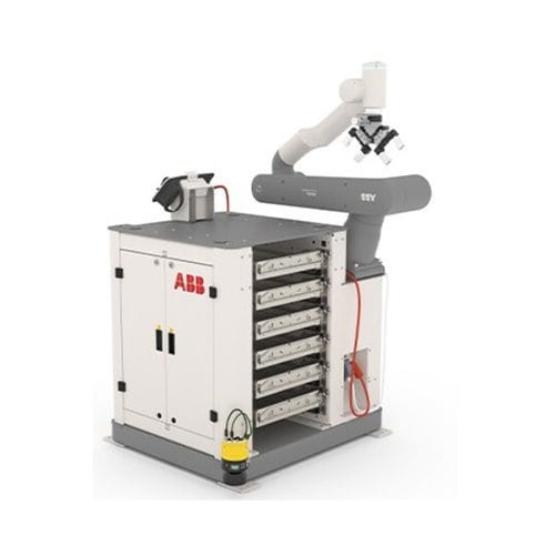 Cella robotizzata per movimentazione - OmniVance&trade; - ABB Robotics - di assemblaggio / per alimentazione macchine / con cobot