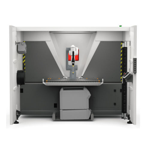 Cella robotizzata di saldatura - OmniVance&trade; - ABB Robotics - di saldatura ad arco / di alimentazione / modificata da un elastomero