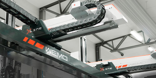 Robot cartesiano - Tandem - Wemo Automation - 4 assi / a emissione ottica a scintille / per pressa ad iniezione