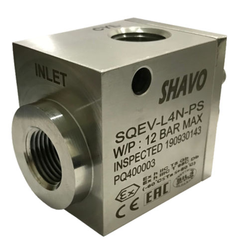 Valvola di scarico ad aria - SQEV - LGM ENGINEERING - compatta / rapida