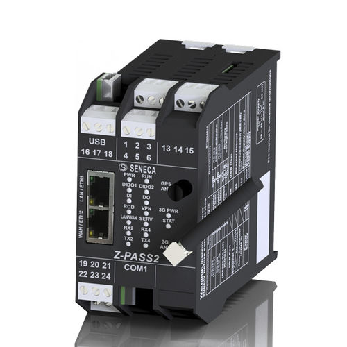 Gateway di comunicazione - Z-PASS2-RT  - SENECA | AUTOMATION INTERFACES - industriale / WAN / LAN