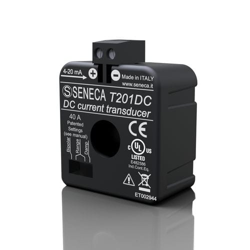 Trasduttore di corrente ad anello aperto - T201DC - SENECA | AUTOMATION INTERFACES - su guida DIN / DC / di tensione