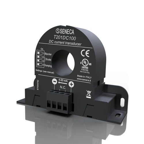 Trasduttore di corrente magnetoresistivo - T201DC100 - SENECA | AUTOMATION INTERFACES - su guida DIN / DC / di tensione