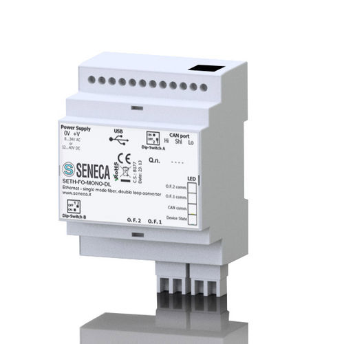 Convertitore di comunicazione - SETH-FO series - SENECA | AUTOMATION INTERFACES - Ethernet / serie / in fibra ottica