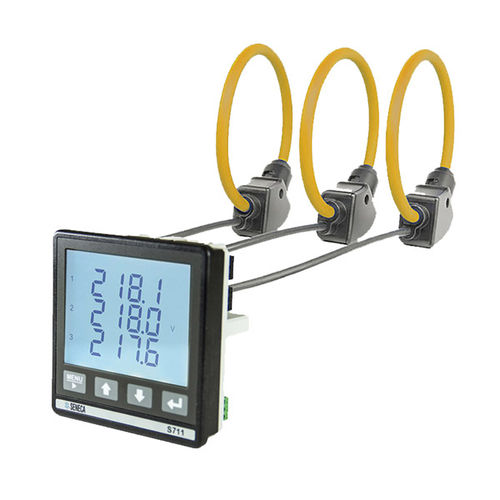 Apparecchio di misura della potenza ad incastro - S711E-ROG series - SENECA | AUTOMATION INTERFACES - trifase / con ingressi Rogowski