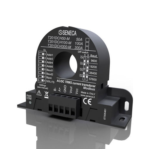 Trasduttore di corrente ad effetto Hall - T201DCH300-M - SENECA | AUTOMATION INTERFACES - su guida DIN / AC / DC