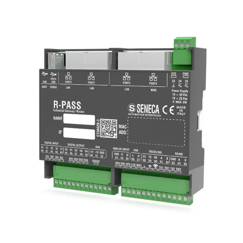 Gateway IoT Edge - R-PASS series - SENECA | AUTOMATION INTERFACES - di comunicazione / industriale / TCP
