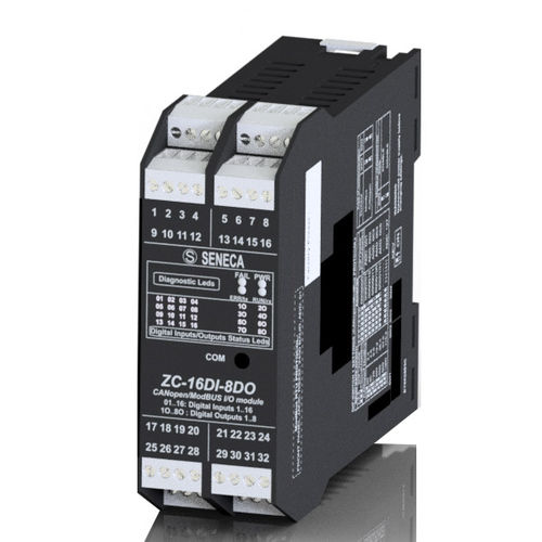 Modulo I/O digitale - ZC-16DI-8DO - SENECA | AUTOMATION INTERFACES - CANopen / Modbus RTU / RS485