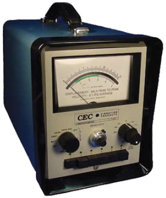 Vibrometro per turbina - max. 260 VAC, max. 400 Hz | 1-157 - CEC Vibration Products - portatile