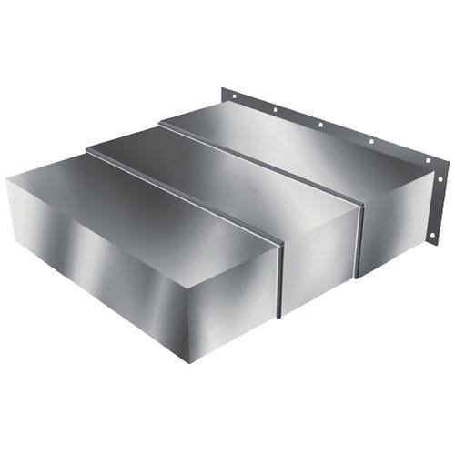 Protezione telescopica per macchina utensile - AA, BB, CC, DD, EE - Hennig - in acciaio / orizzontale