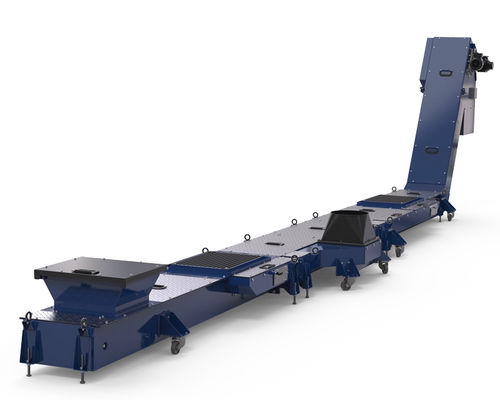 Sistema di trasporto per macchina utensile CNC - Hennig - di trucioli