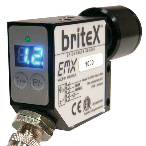 Rilevatore di lucentezza - BriteX Series - EMX Industries Inc. - di monitoraggio / di processo / di calibrazione