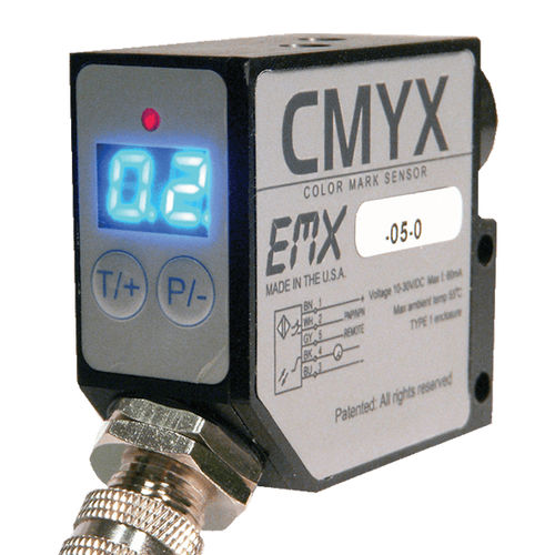 Sensore di marcatura colore fotoelettrico - CMYX  - EMX Industries Inc. - fine / ad alta velocità