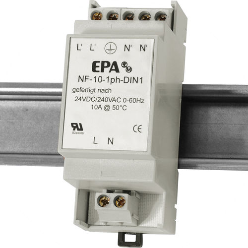 Filtro elettronico passa-alto - NF-1ph-DIN1  - EPA GmbH - passivo / RFI / compatto