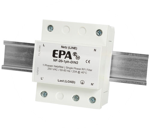 Filtro elettronico passa-alto - NF-1ph-DIN2 - EPA GmbH - passivo / EMI / compatto