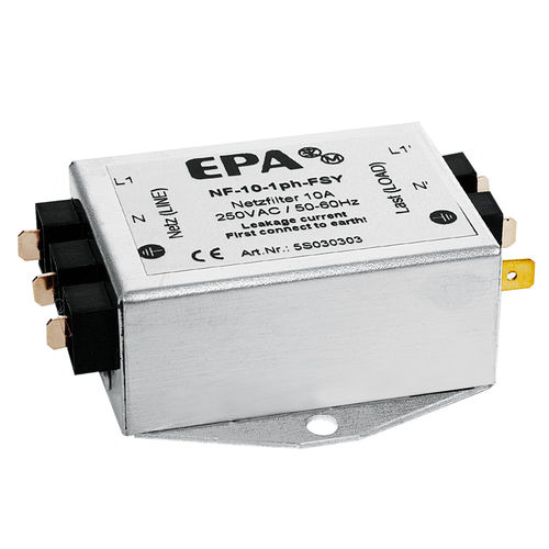 Filtro elettronico passa-basso - NF-1ph-FSY  - EPA GmbH - passivo / RFI / compatto