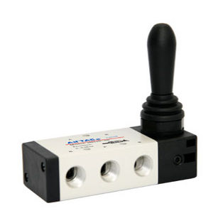 Valvola manuale - 4H series - Airtac Automatic Industrial - a comando pneumatico / per aria / in alluminio