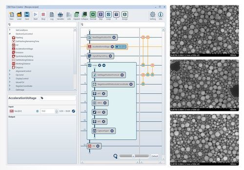 Software di elaborazione di immagini - EM - Hitachi High-Tech Europe GmbH - di automatizzazione / per microscopio elettronico a scansione / per microscopia