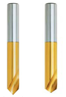 Punta integrale - D175  90º - Sutton Tools - multiuso / HSS / a centro