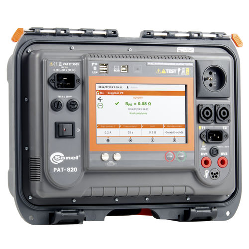 Tester PAT - PAT-820 - Sonel SA - di isolamento elettrico / di continuità / della resistenza di isolamento