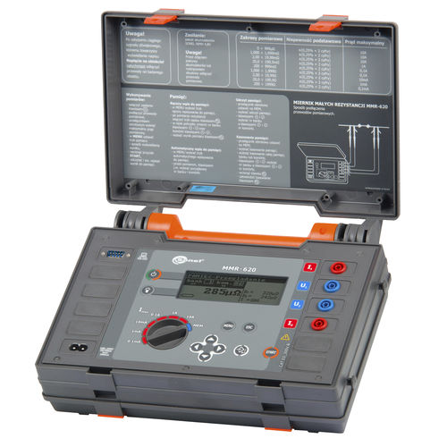 Microohmmetro digitale - MMR-620 - Sonel SA - portatile / con bassa resistenza / 4 cavi