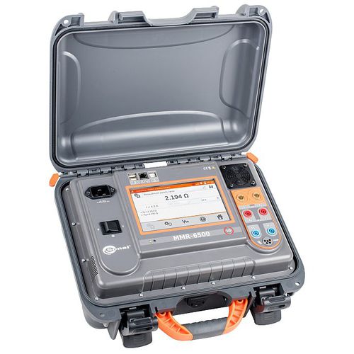 Microohmmetro digitale - MMR-6500 - Sonel SA - portatile / con bassa resistenza / 4 cavi