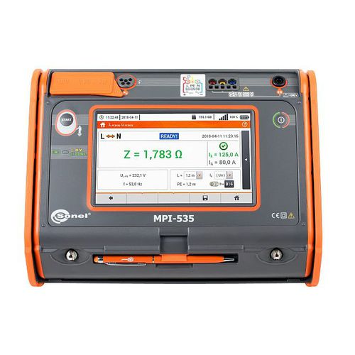 Tester per impianto elettrico - MPI-535 - Sonel SA - di corrente di fuga / di tensione / di isolamento