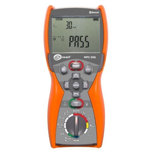Tester per impianto elettrico - MPI-506 - Sonel SA - di isolamento / di tensione / di continuità