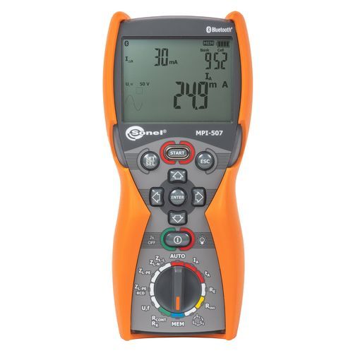 Tester per impianto elettrico - MPI-507 - Sonel SA - di tensione / di isolamento / corrente di cortocircuito
