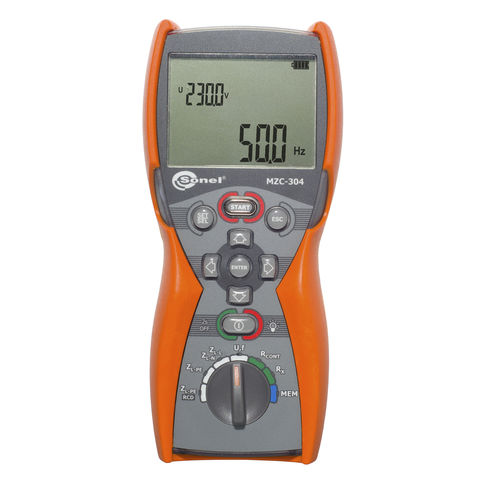 Tester elettrico - MZC-304 - Sonel SA - di sicurezza elettrica / di impedenza / corrente di cortocircuito