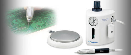 Micro-smerigliatrice portatile - PRESTO II - Nakanishi - pneumatica / a penna