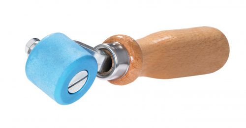 Rullo di pressione con manico in legno - K01674 - MUNSCH Plastic Welding Technology