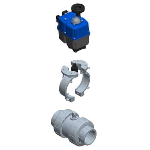 Valvola per applicazioni industriali - Cepex SER - a sfera / a comando elettrico / per controllo di flusso