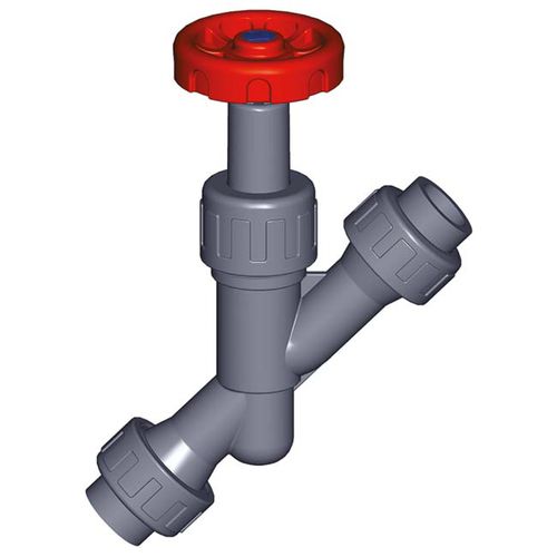 Valvola a sede inclinata - UP.75.SM - Cepex SER - a otturatore / manuale / per controllo di flusso